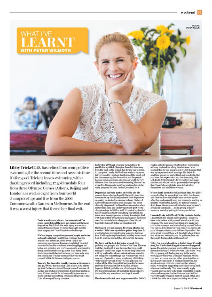What I've Learnt - Libby Trickett