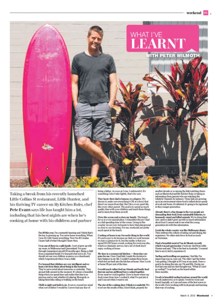 What I've Learnt - Pete Evans